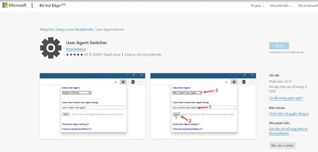 Как изменить User Agent в Microsoft Edge и Internet Explorer
